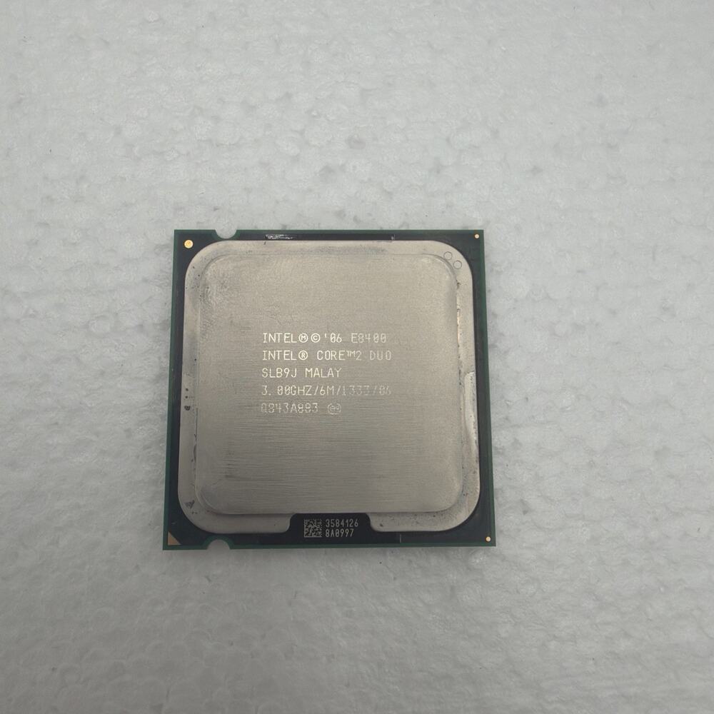 Intel Core 2 Duo E8400 LGA775 SLB9J 3.0GHz 6MB CPU Processor